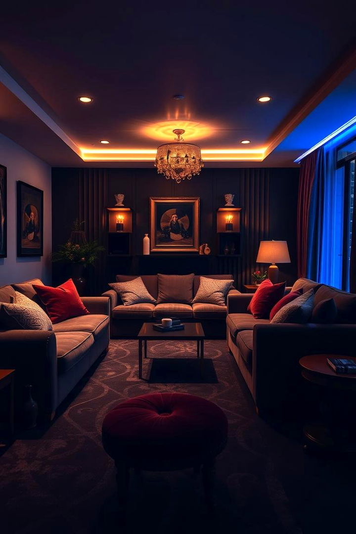 Plush Comfort Integration - 22 Black Carpet Living Room Ideas