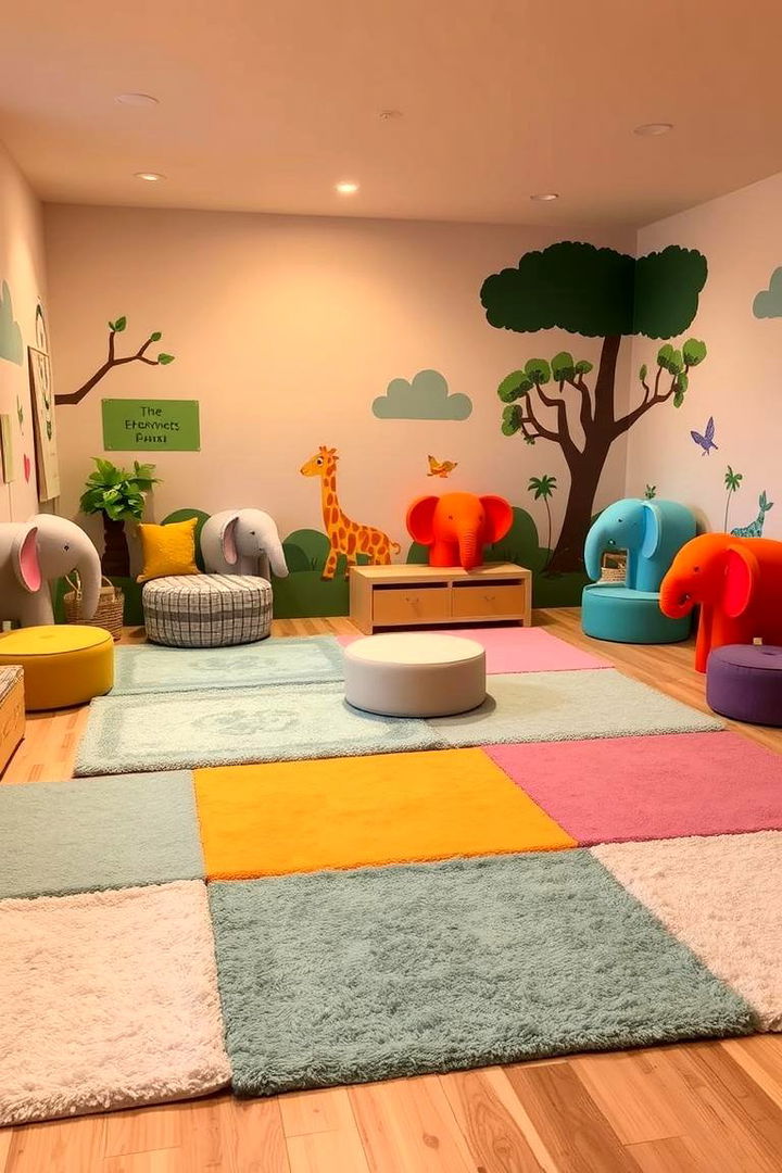 Plush Play Area - 22 Elephant Nursery Ideas