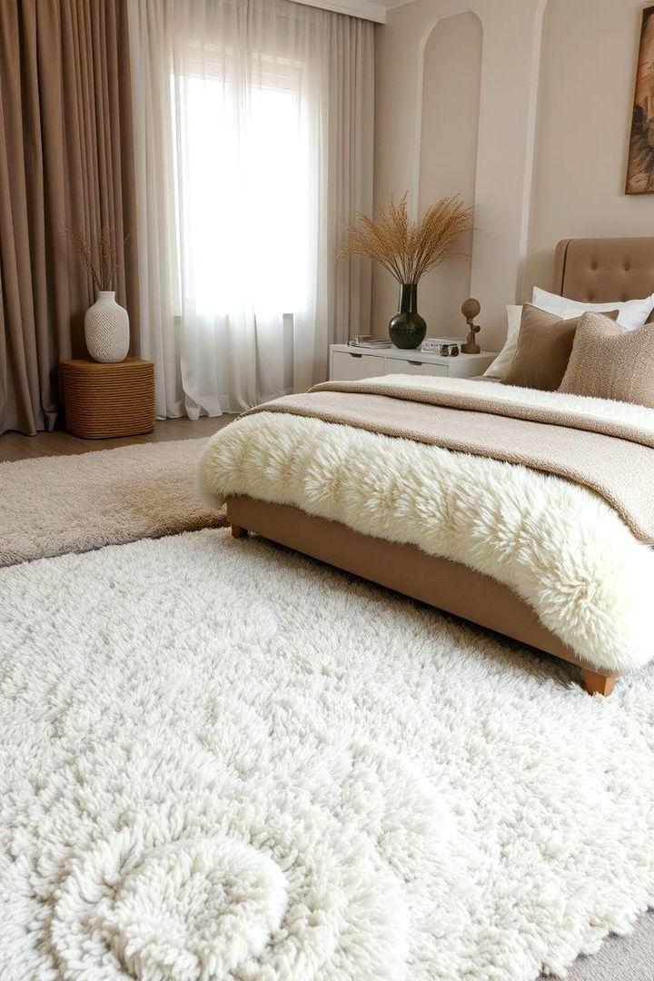 Plush Rugs and Soft Carpets for Comfort - 22 Relaxing Bedroom Ideas