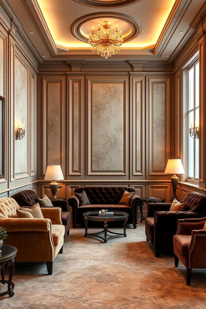 Plush Seating Arrangements - 22 Royal Living Room Design Ideas