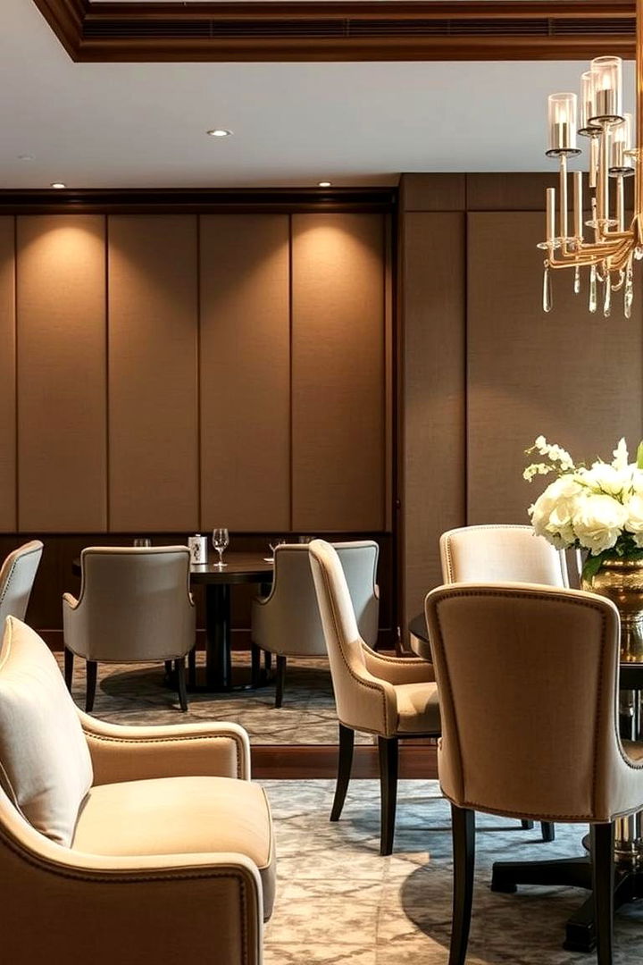 Plush Seating with Luxe Upholstery - 22 Luxury Dining Room Ideas