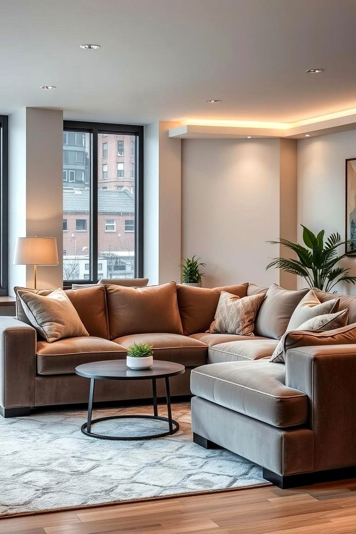 Plush Sectional Comfort - 22 Living Room Couch Ideas