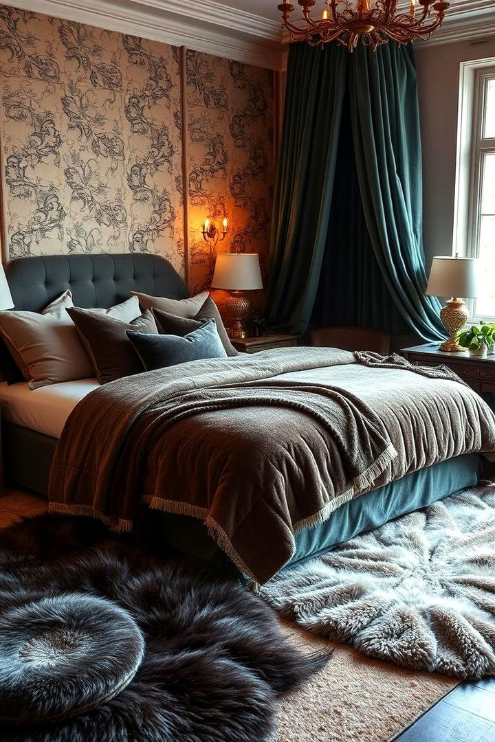 Plush Textiles - 22 romantic bedroom ideas