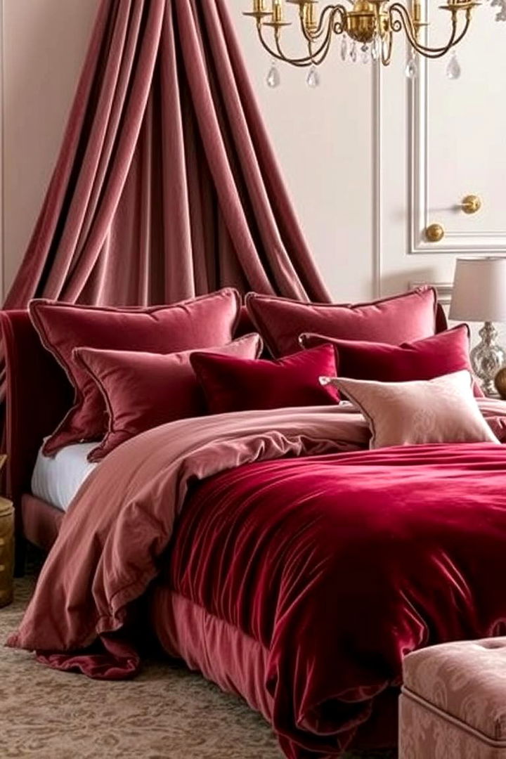 Plush Velvet Textiles - 22 Glam Bedroom Ideas