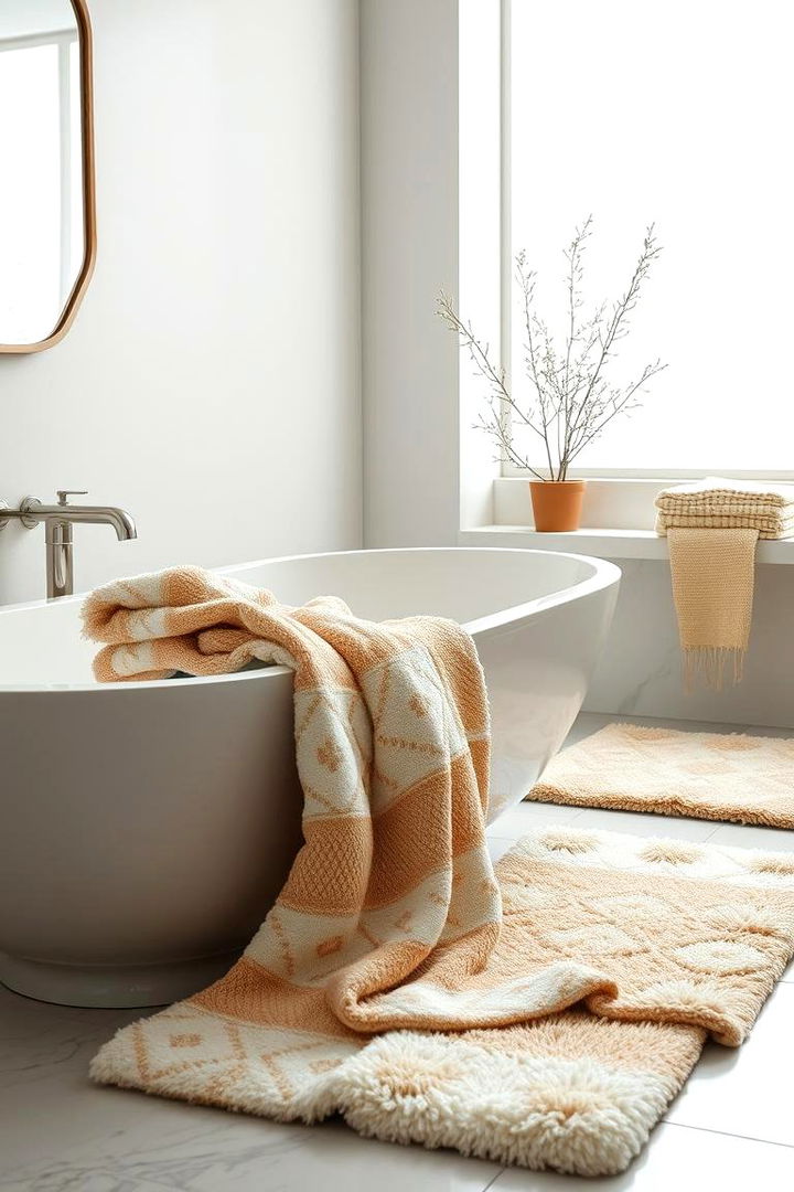 Plush and Sumptuous Textiles - 22 Maximalist Bathroom Design Ideas