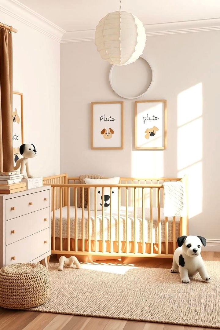 Plutos Understated Charm - 22 Disney Nursery Ideas