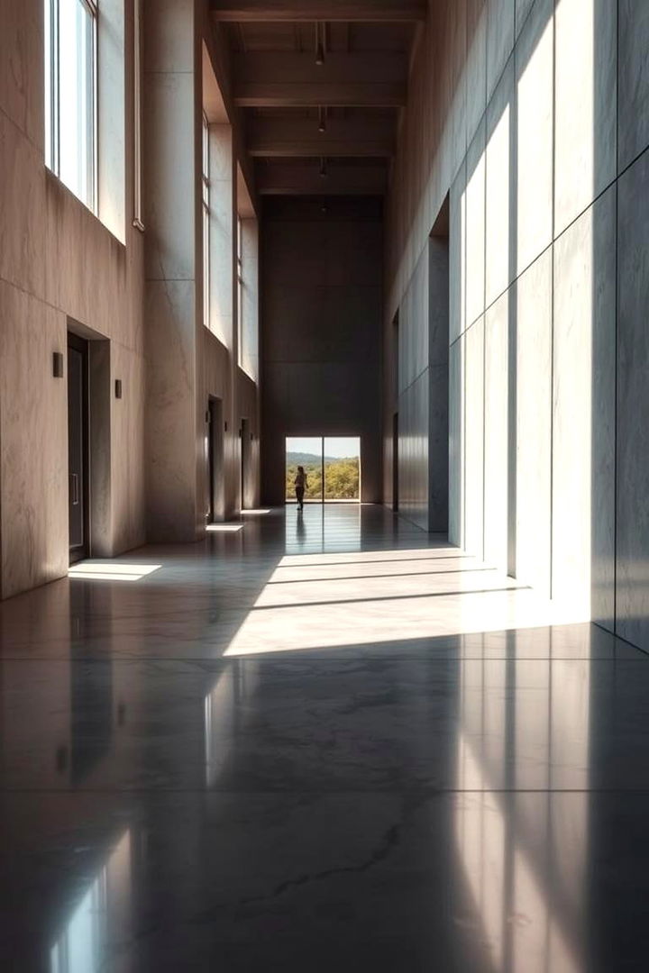 Polished Concrete Finishes - 22 Concrete Walkway Ideas