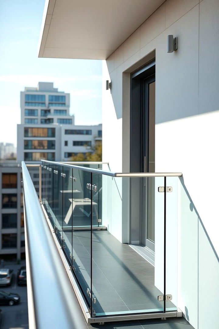 Polished Contemporary Vibes - 22 Glass Balcony Design Ideas