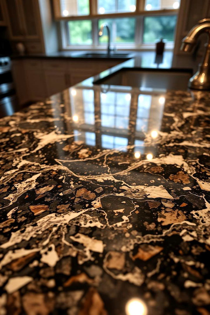 Polished Perfection Finish - 22 Granite Kitchen Countertop Ideas