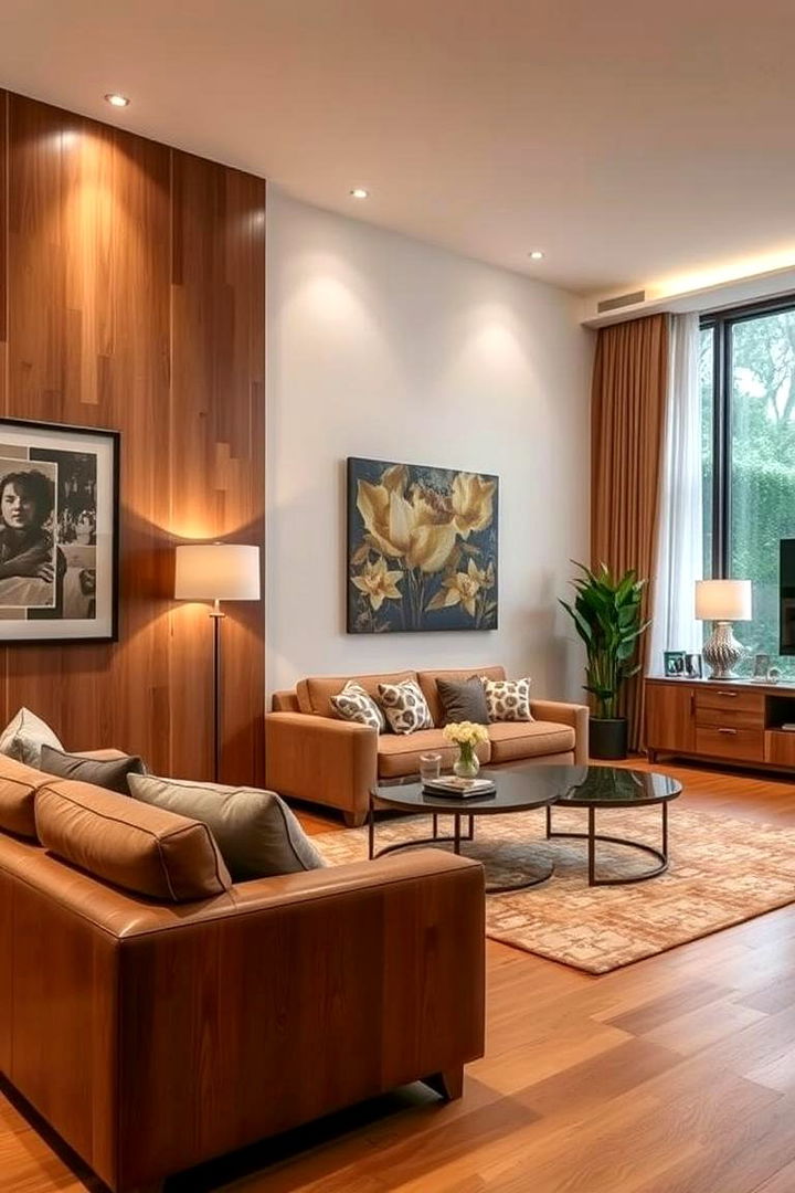 Polished Wood Finishes - 22 1950s Living Room Ideas
