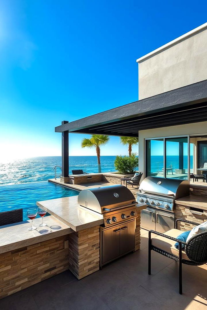 Poolside BBQ Area - 22 bbq area ideas