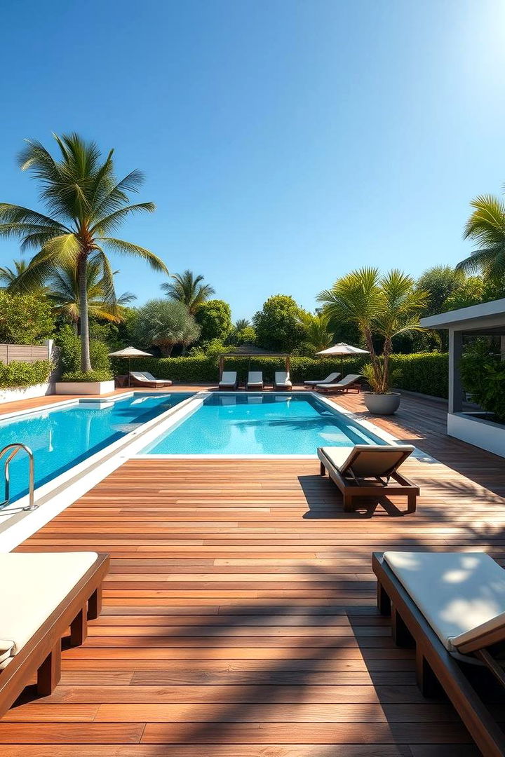 Poolside Deck Seating Arrangements - 22 Deck Seating Ideas