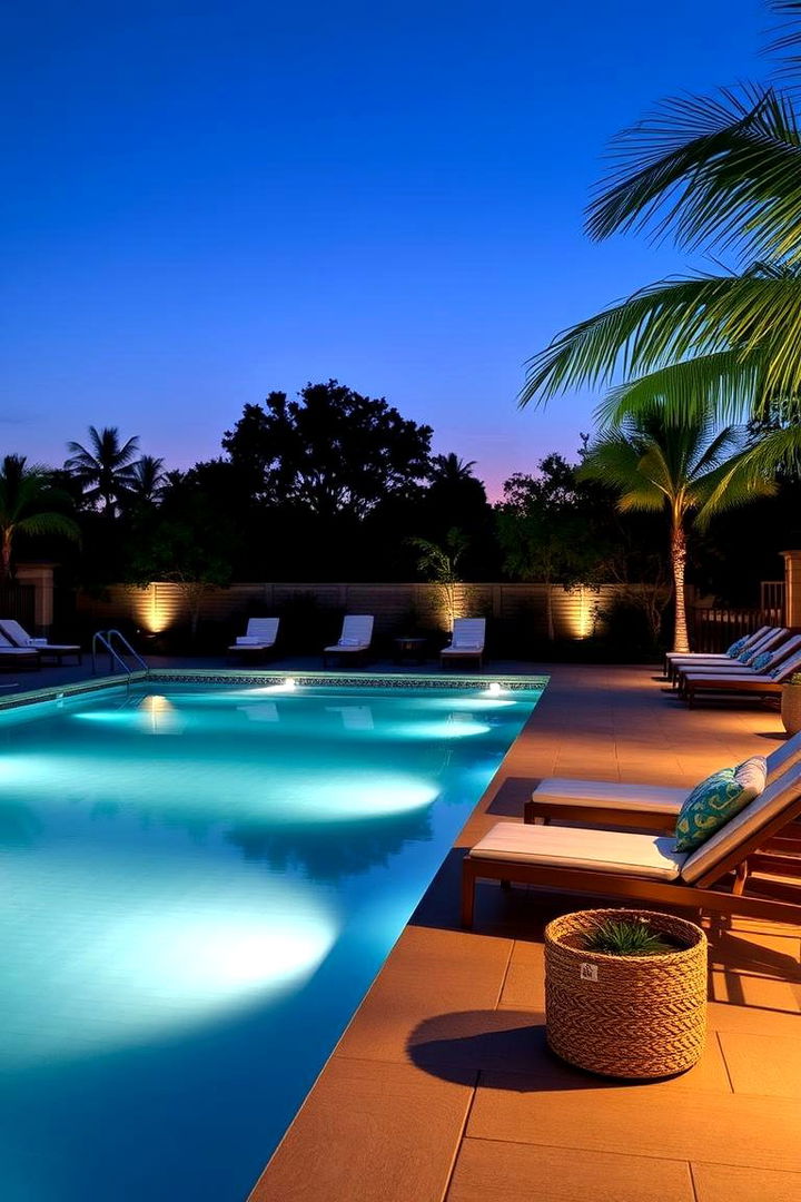 Poolside Retreat Ambience - 22 Florida Backyard Ideas