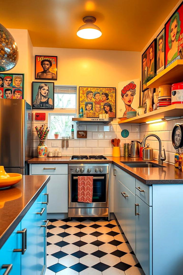 Pop Art Decor Infusion - 22 1980s Kitchen Ideas