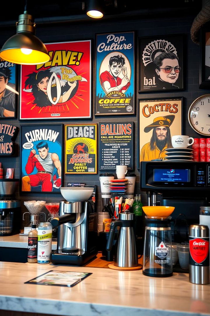 Pop Culture Station - 22 Coffee Station Ideas