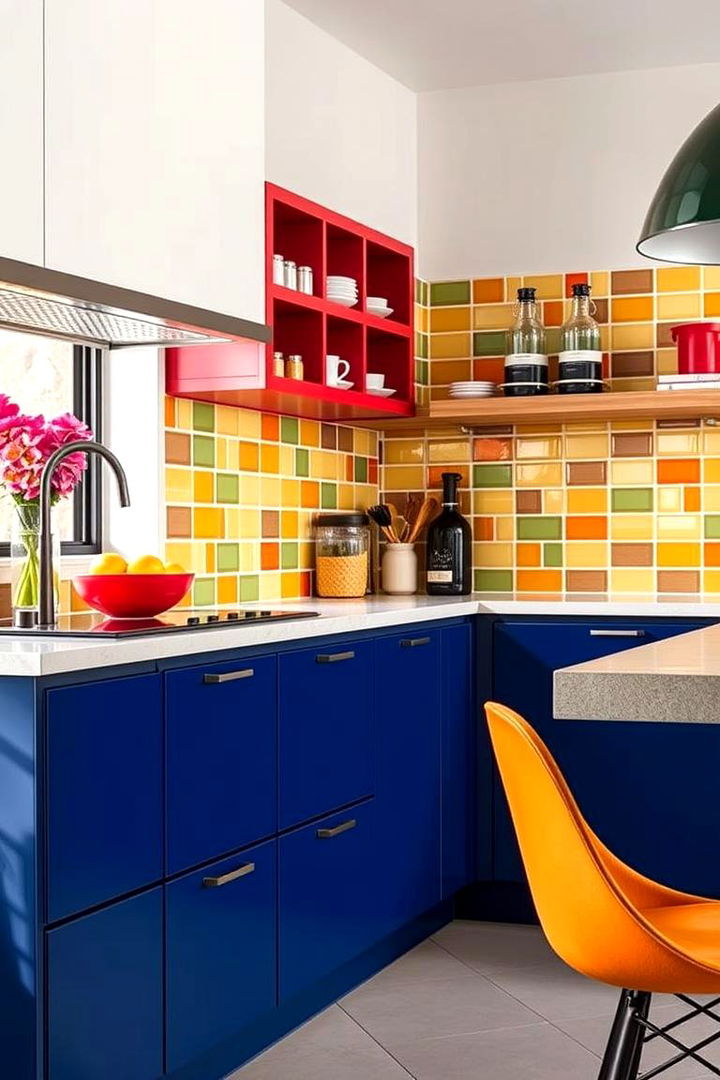 Pop of Color Accents - 22 Summer Kitchen Ideas