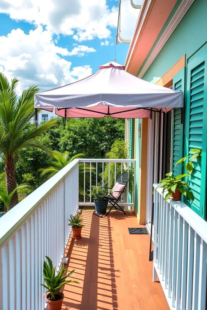 Pop up Canopy Tents for Instant Shelter - 22 Balcony Shade Ideas