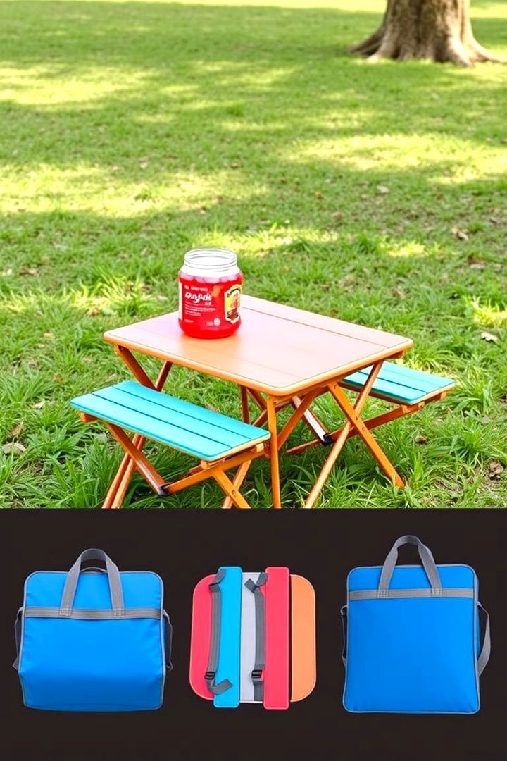 Portable Folding Picnic Set - 22 Garden Furniture Ideas