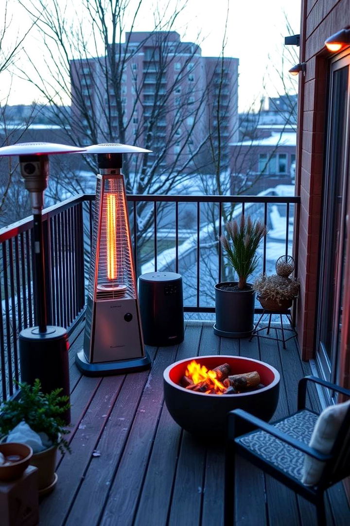 Portable Heating Solutions - 22 Balcony Ideas