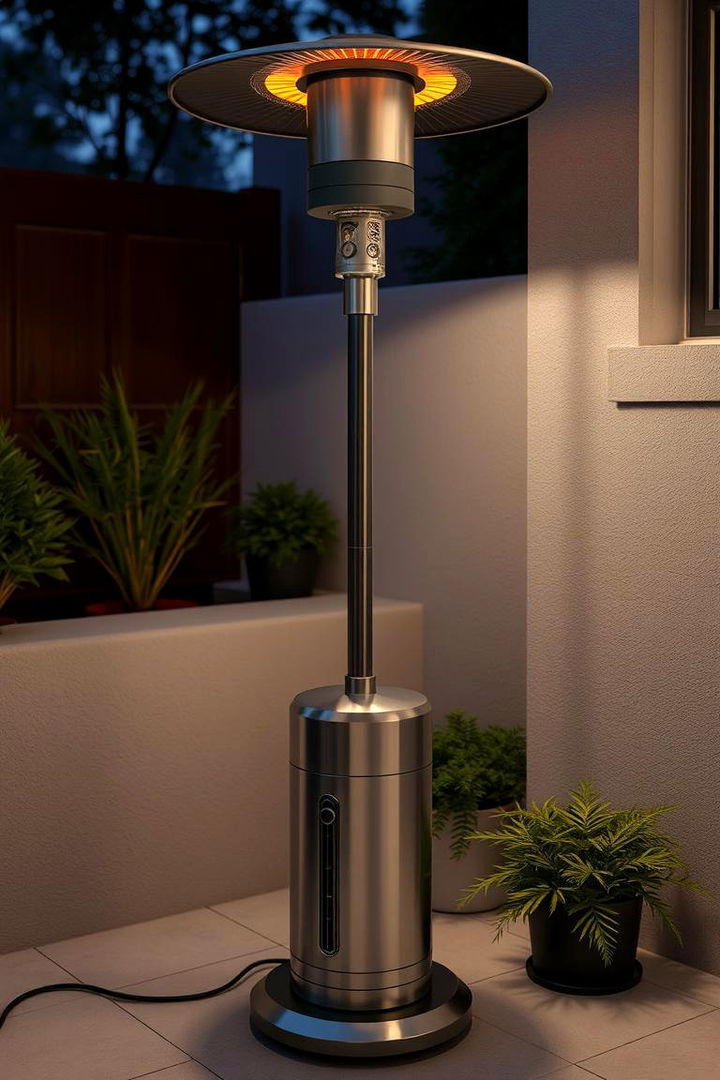 Portable Outdoor Heaters - 22 Small Patio Ideas
