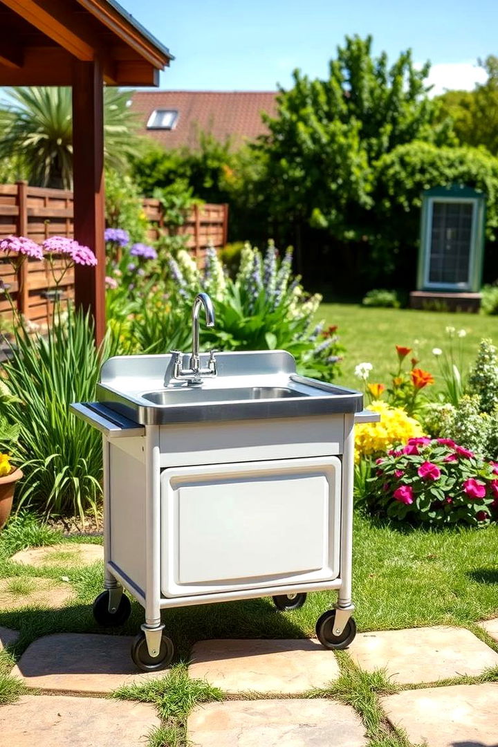 Portable Outdoor Sinks - 22 outdoor sink ideas
