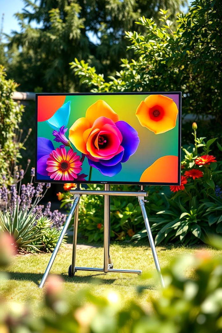 Portable Outdoor TV Ideas for Flexibility - 22 Outdoor Tv Ideas