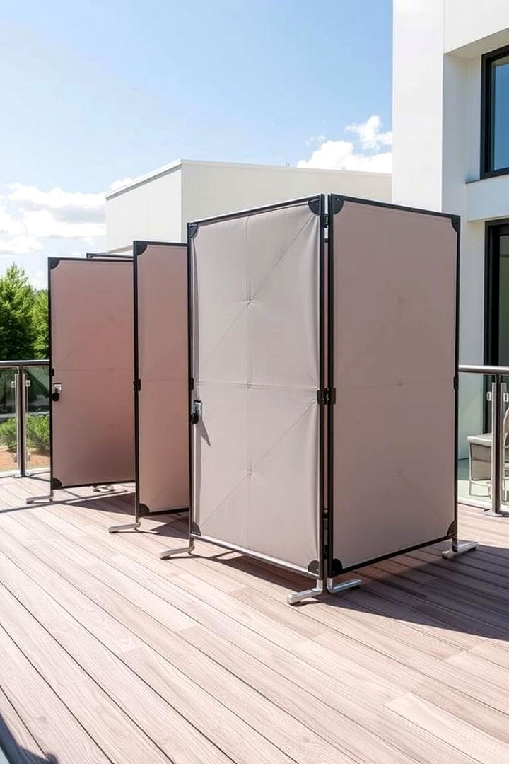 Portable Privacy Partitions - 22 Deck Privacy Ideas
