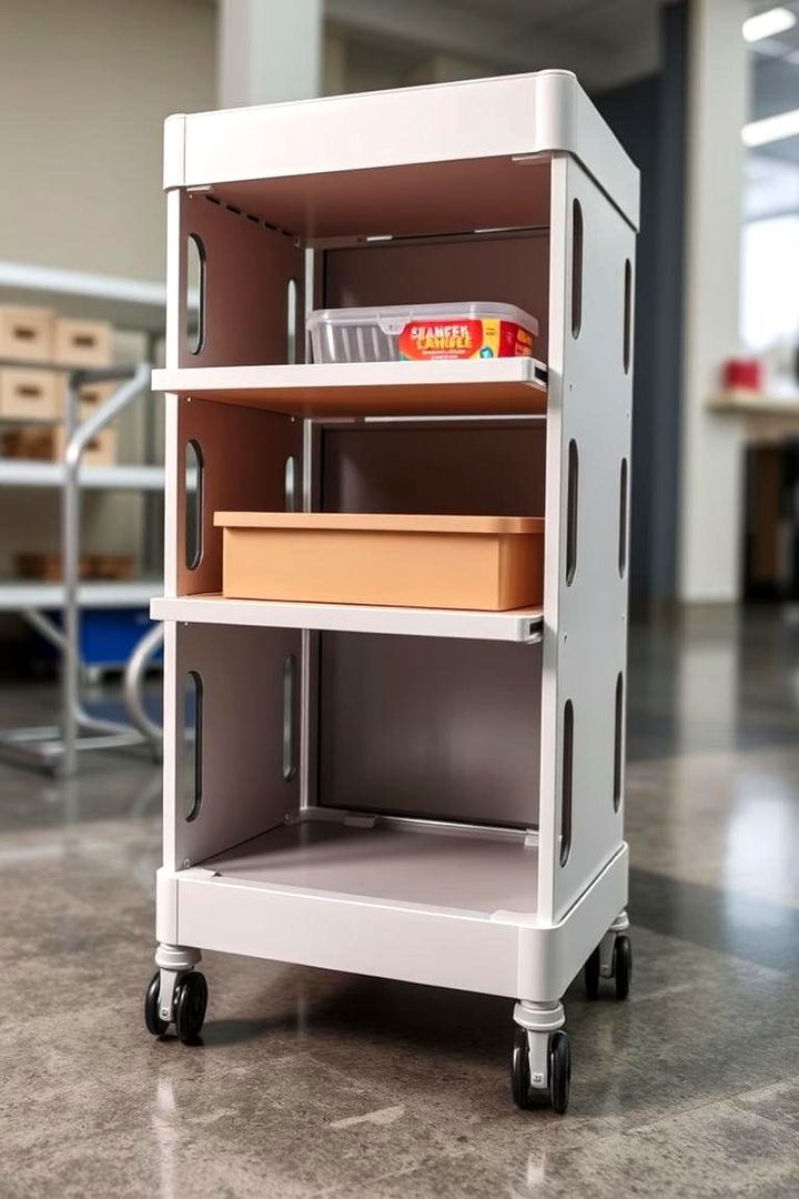 Portable Storage Carts - 22 Comforter Storage Ideas