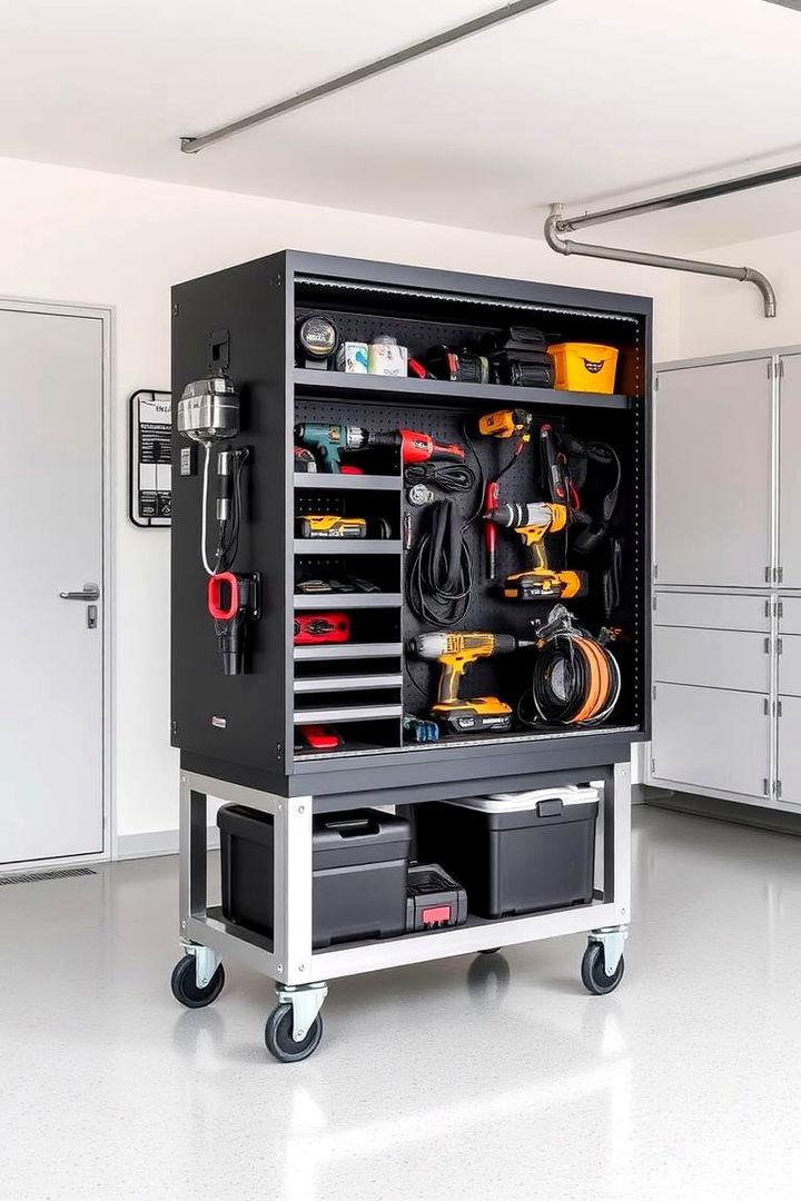 Portable Tool Kiosks - 22 Power Tool Storage Ideas