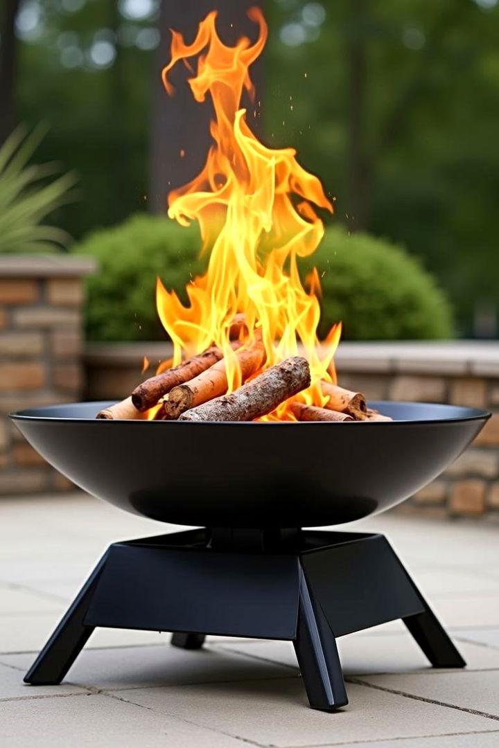 Portable and Flexible Designs - 22 Metal Fire Pit Ideas