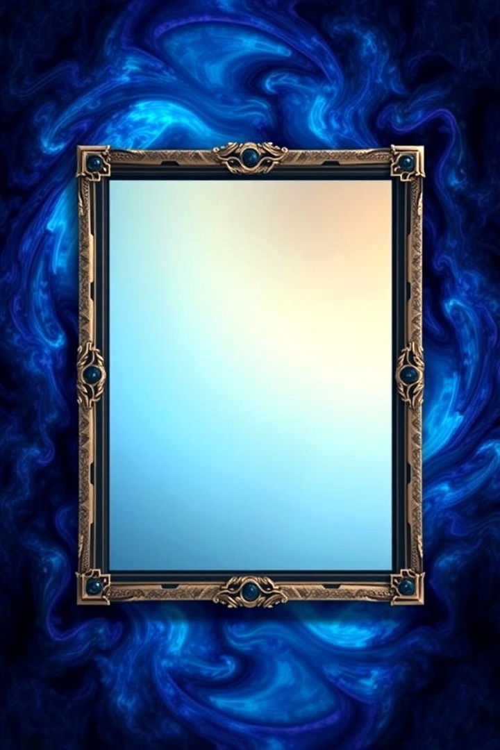 Portal Themed Mirror Designs - 22 Minecraft Themed Bedroom Ideas