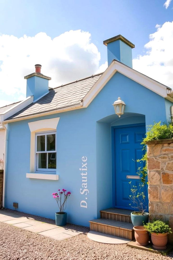 Powder Blue Delight - 22 Blue Exterior House Colors