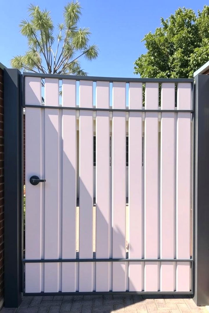 Powder Coated Eco Friendly Design - 22 Metal Garden Gate Ideas