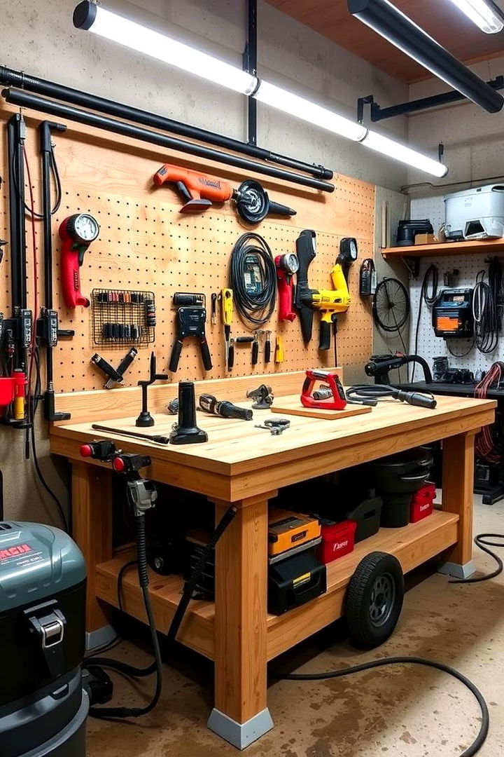 Power Tools Performance Workbench - 22 Garage Workbench Ideas