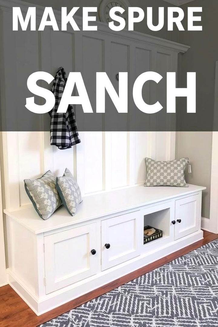 Practical Seating with Storage - 22 Mudroom Laundry Room Ideas