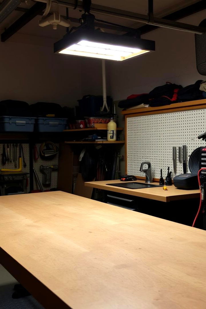 Practical Task Lighting - 22 Garage Lighting Ideas