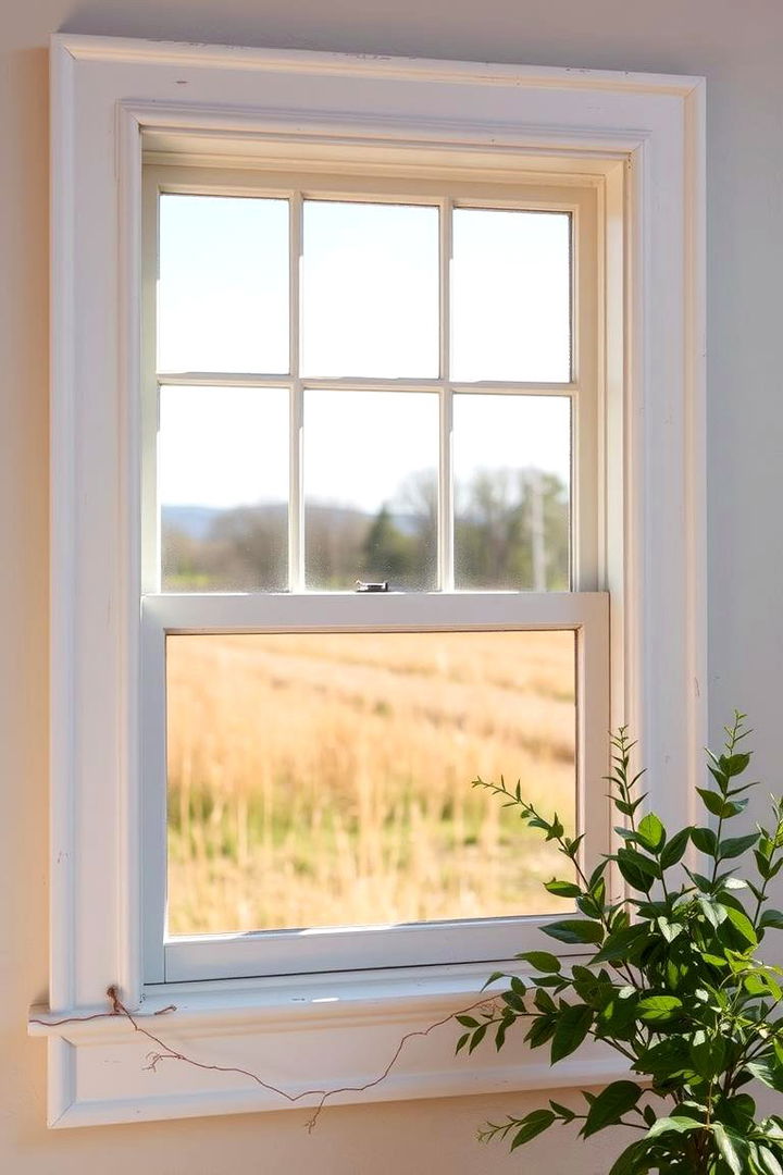 Prairie Inspired Trim - 22 Farmhouse Interior Window Trim Ideas