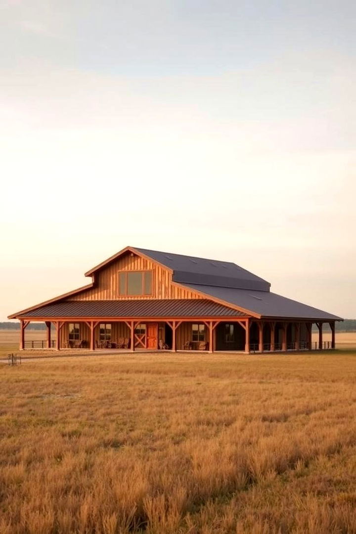 Prairie Style Influence - 22 Barndominium Exterior Ideas
