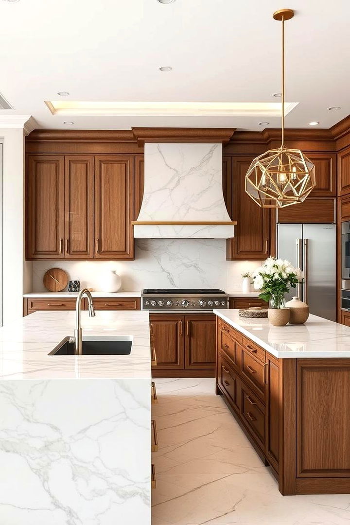 Premium Countertop Showcases - 22 Double Island Kitchen Ideas