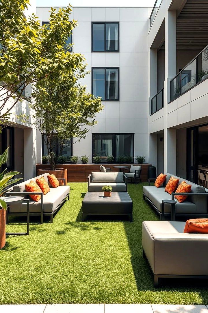 Premium Sports Lounge Turf - 22 Backyard Turf Ideas
