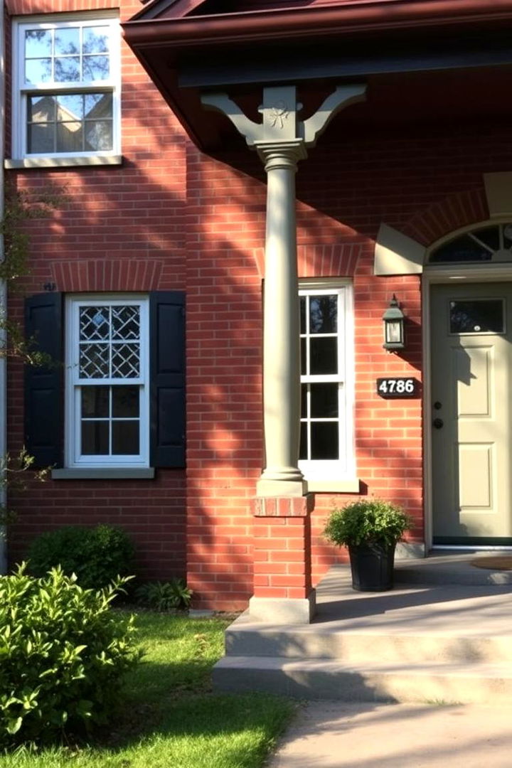 Preserving Historical Charm - 22 Painted Brick Houses