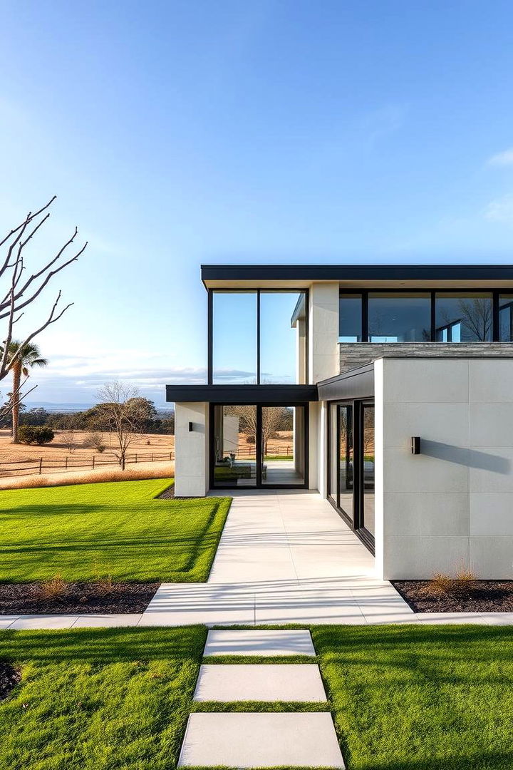 Privacy and Expansive Open Views - 22 Modern Ranch House