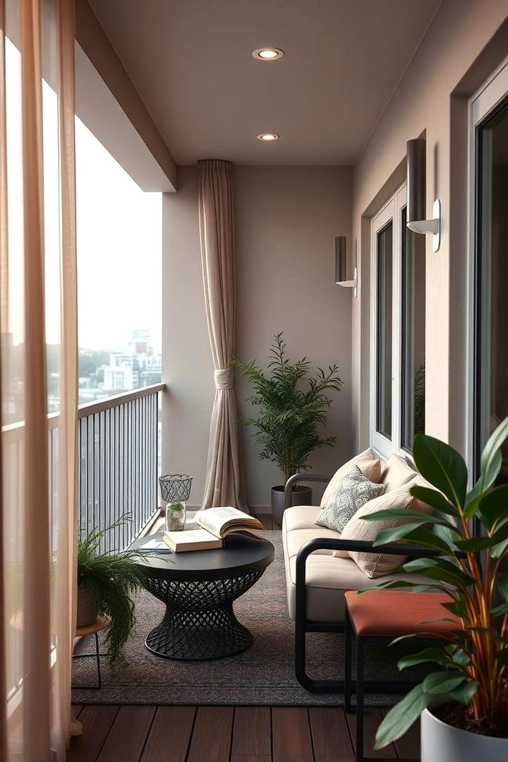 Private Reading Nook - 22 Penthouse Balcony Ideas