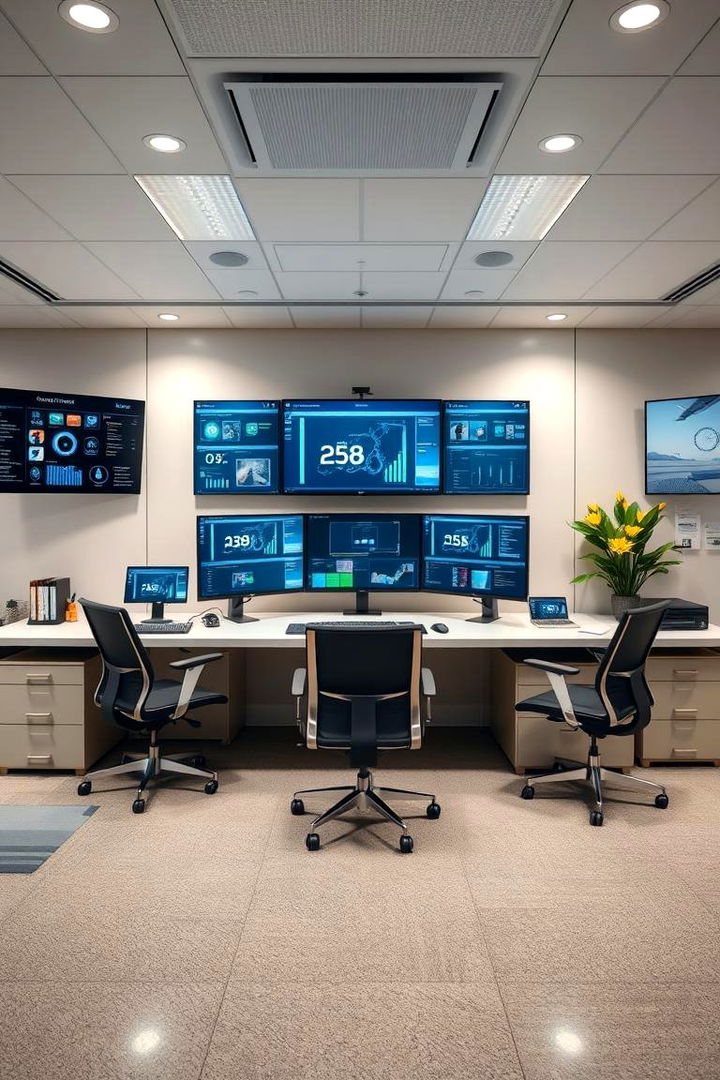 Professional Office Command Center - 22 Command Center Ideas