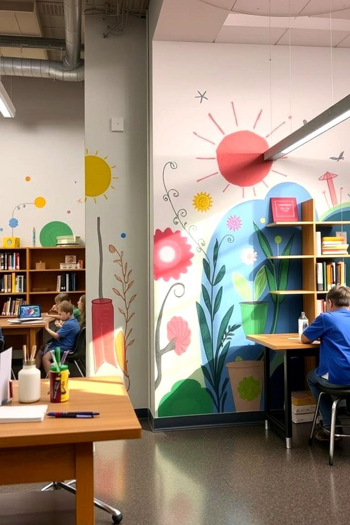 Promoting Creative Workshops - 22 Library Murals