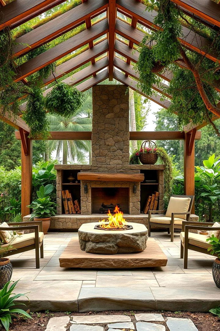 Promoting Eco Friendly Solutions - 22 Gazebo With Fireplace