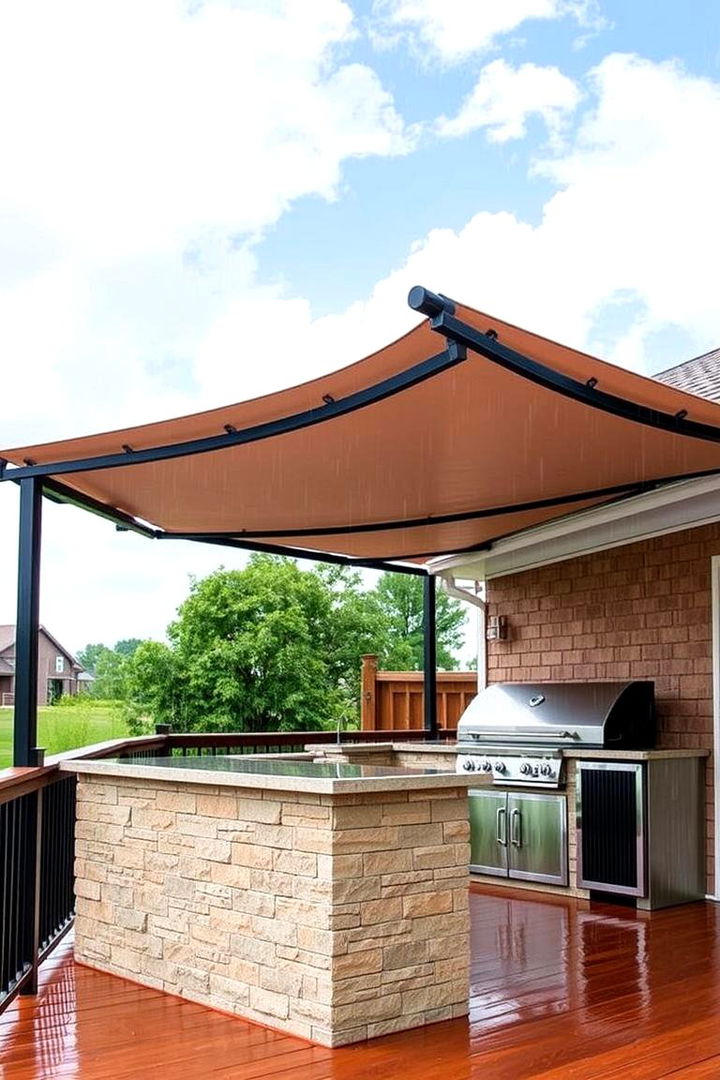 Protection from Elements - 22 Outdoor Kitchen on Deck