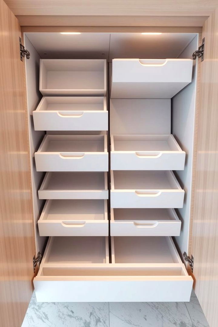 Pull Out Drawer Systems - 22 cabinet storage ideas
