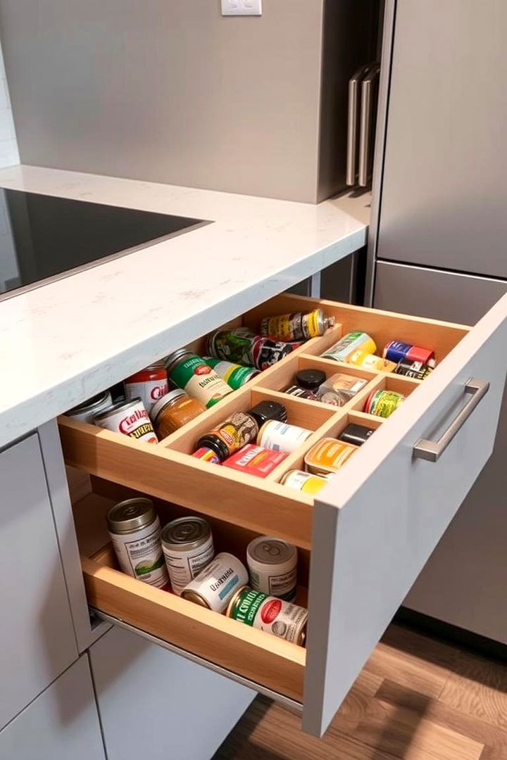Pull Out Pantry Drawers - 22 Larder Cupboard and Pantry Ideas for Your Kitchen