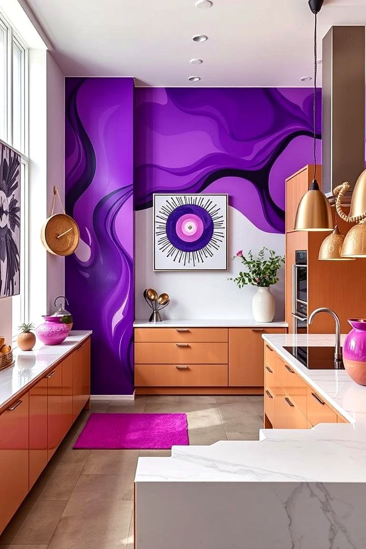 Purple Art Installations - 22 Purple Kitchen Ideas